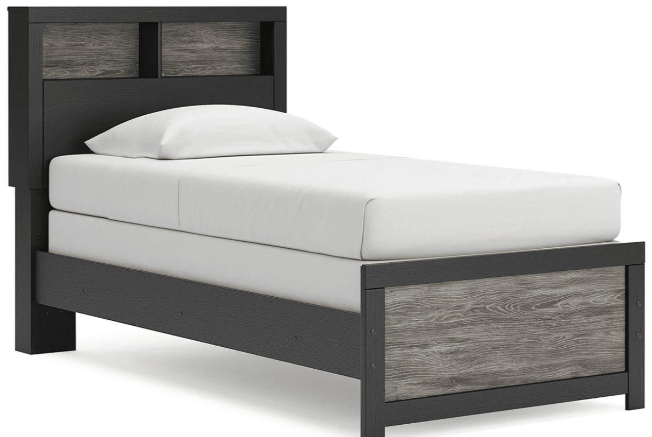 Clareca FurnitureAshley PCB1118 Broachmyn - Bookcase Bed - Black / Gray