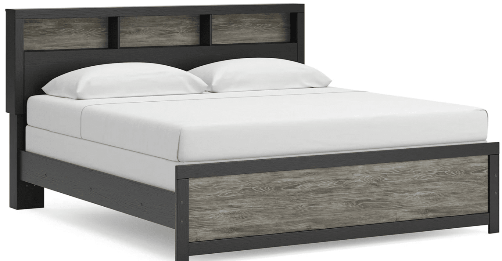 Clareca FurnitureAshley PCB1118 Broachmyn - Bookcase Bed - Black / Gray