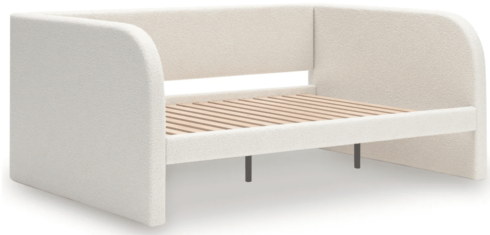 Clareca FurnitureAshley PCB1566 Arloster - Upholstered Day Bed With Storage - Tan / White