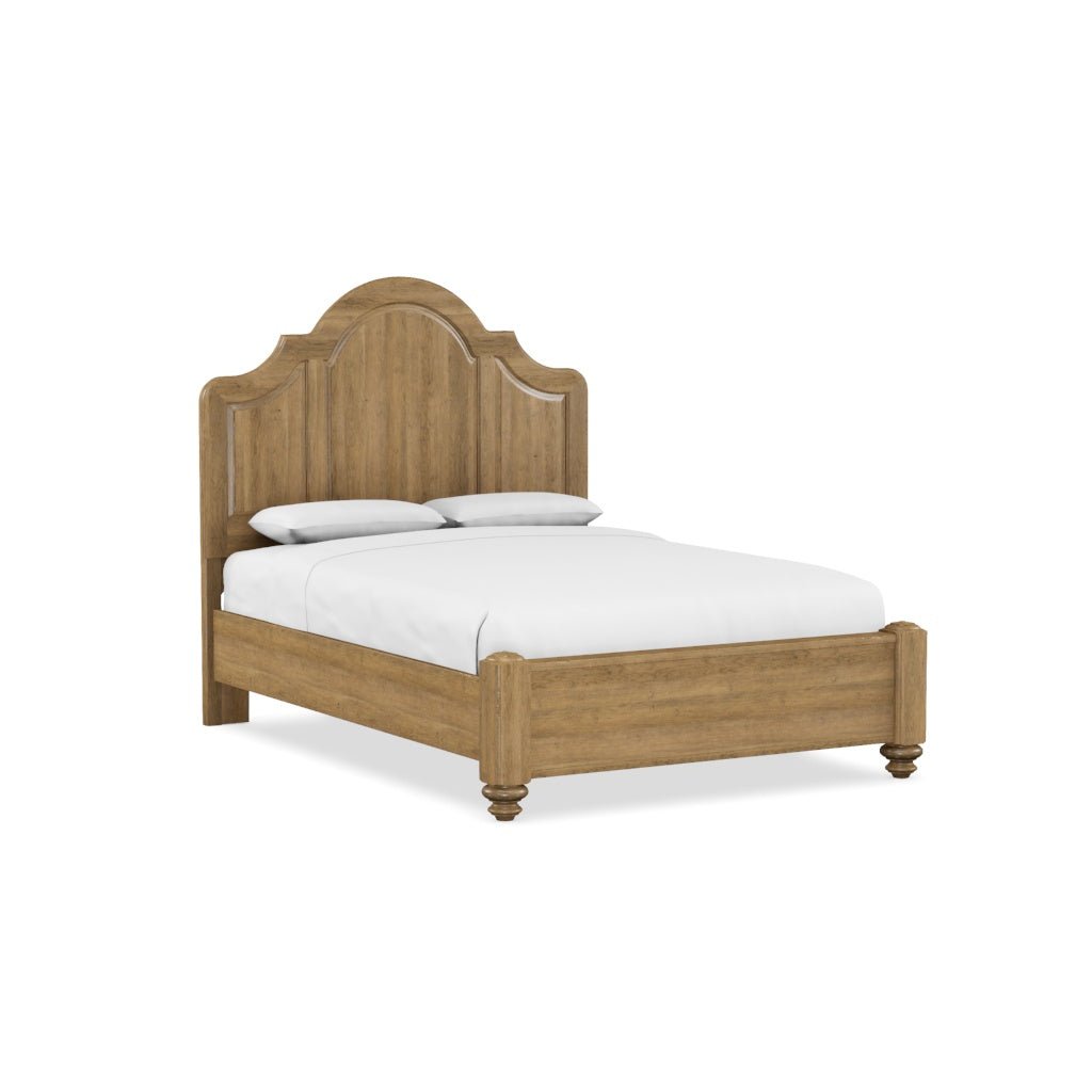 Durham111-143 King High Arch Panel Bed