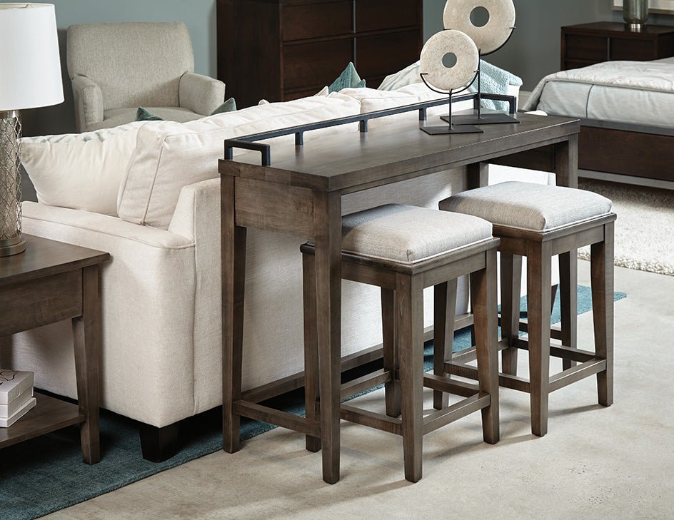 Durham FurnitureConsole Table w/Metal Rail