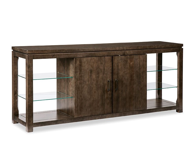 Durham FurnitureGlass Shelf Console Cabinet