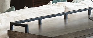 Durham FurnitureLong Console Table w/Metal Rail
