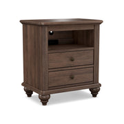 Perfect BalanceSouthbrook 2 Drw Night Stand w/Pullout Shelf