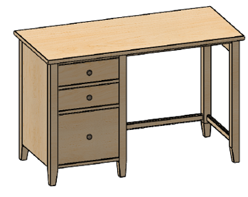 My StoreStudent Desk (Left Drawers)