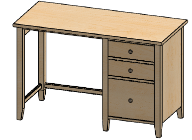 My StoreStudent Desk (Right Drawers)