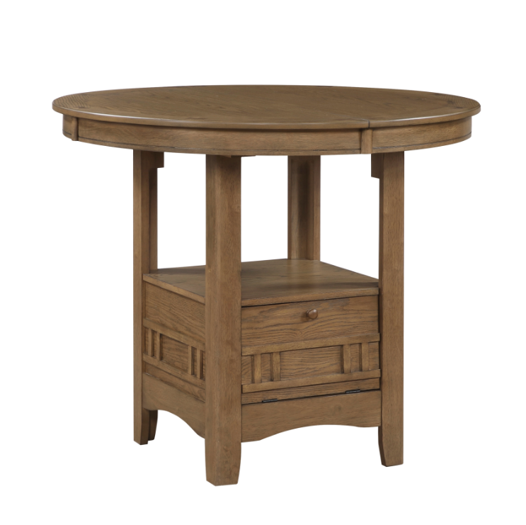 Mazin 2423 Counter Height Table with Storage Base