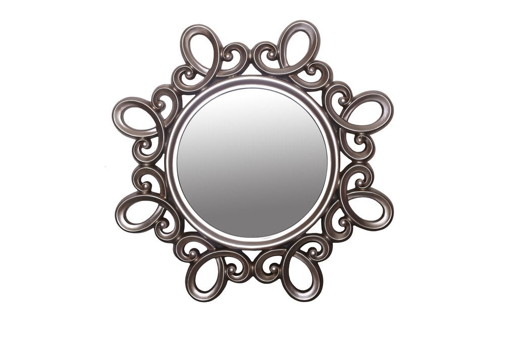 GDCGDC - Zinnia Floral Accent Wall Mirror
