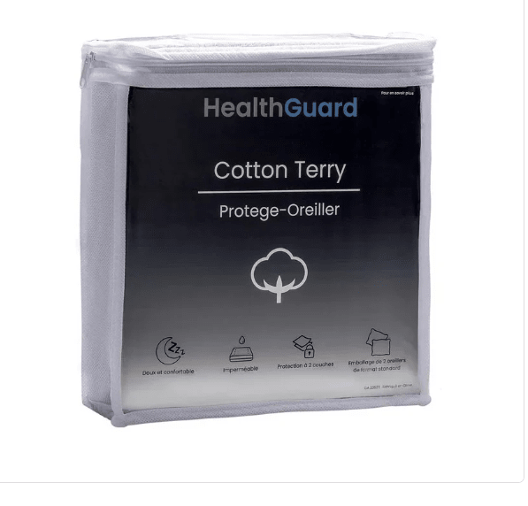 HealthguardHG Premium Terry Pillow Protector