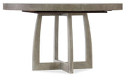 HookerAffinity 48in Round Pedestal Dining Table with 1 - 18in Leaf