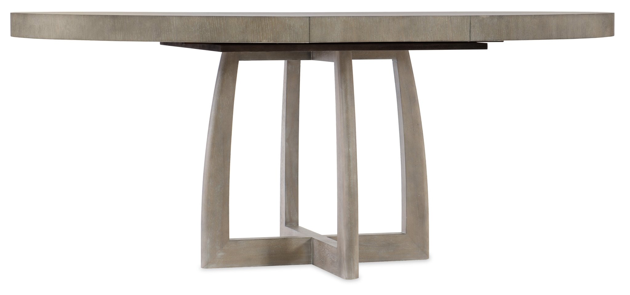 HookerAffinity 48in Round Pedestal Dining Table with 1 - 18in Leaf