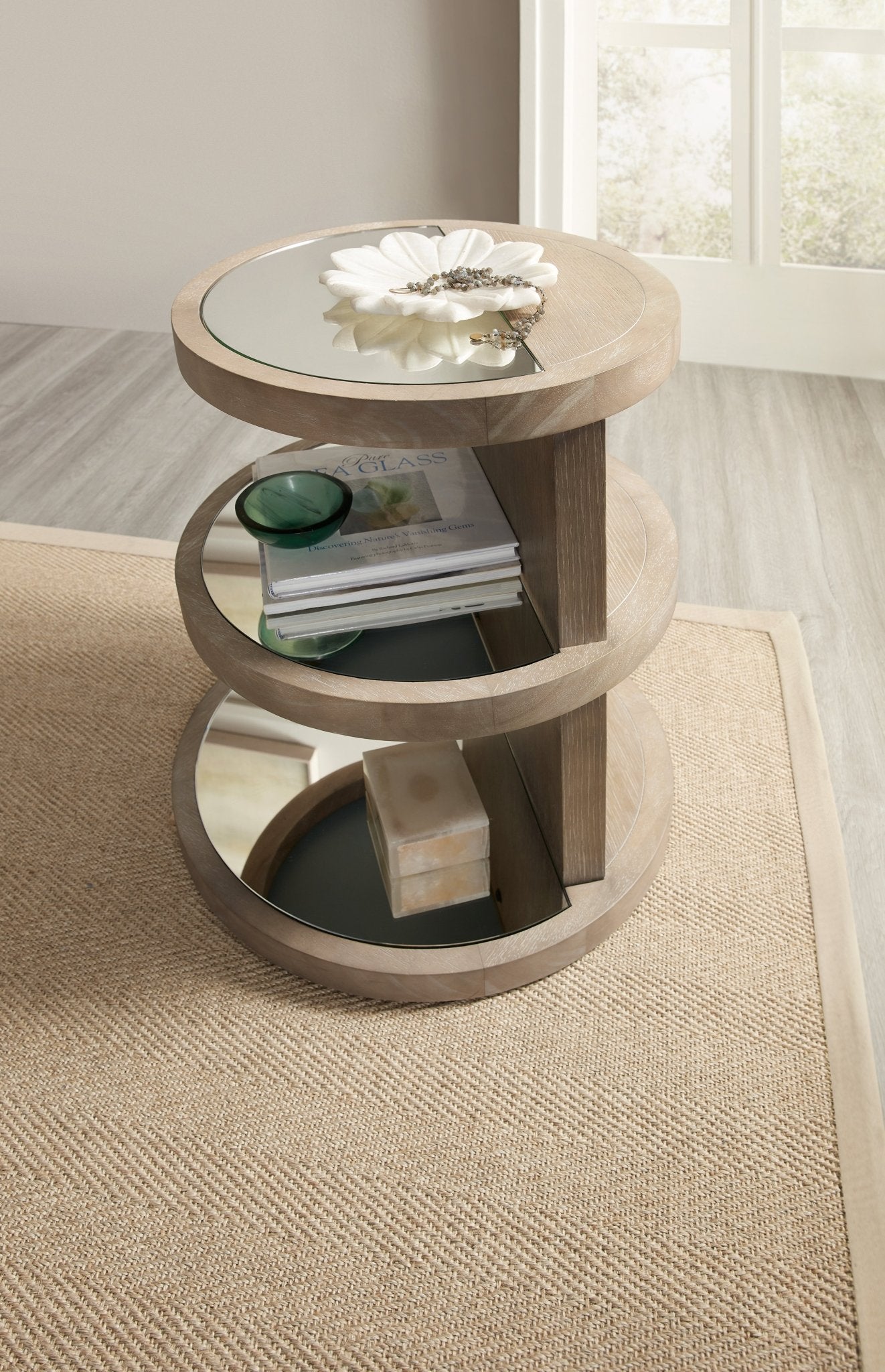 HookerAffinity Round End Table