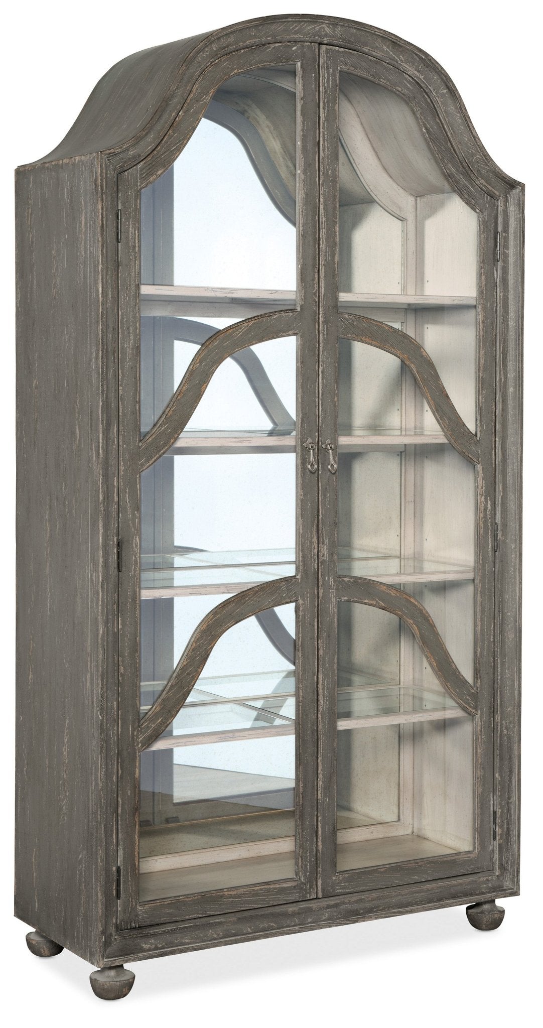 HookerAlfresco Costa Display Cabinet