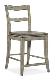 HookerAlfresco La Riva Ladder Back Swivel Counter Stool