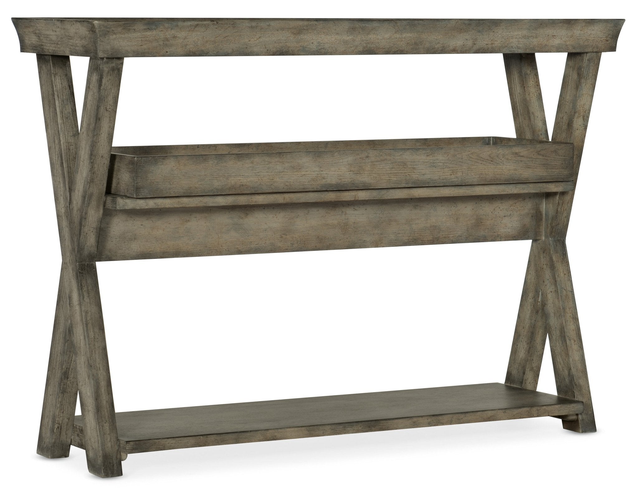 HookerAlfresco Pertuso Tray Top Consulate Table