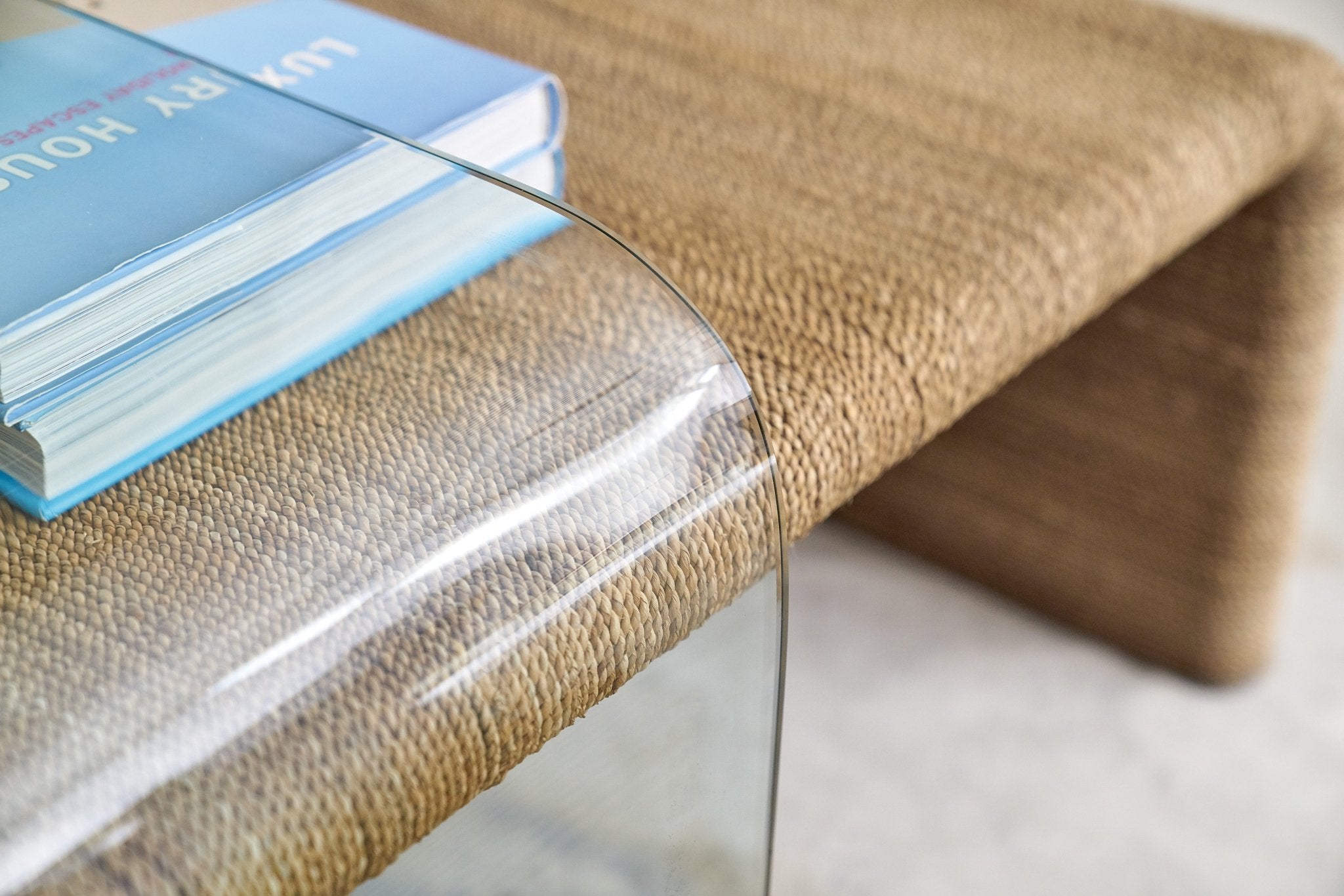 HookerAmani Rope and Glass Cocktail Table