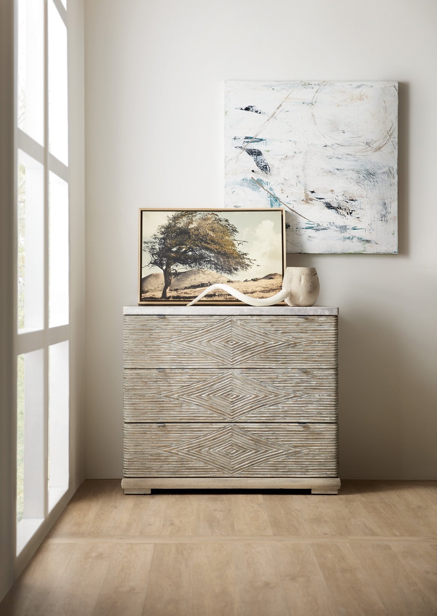 HookerAmani Three - Drawer Accent Chest