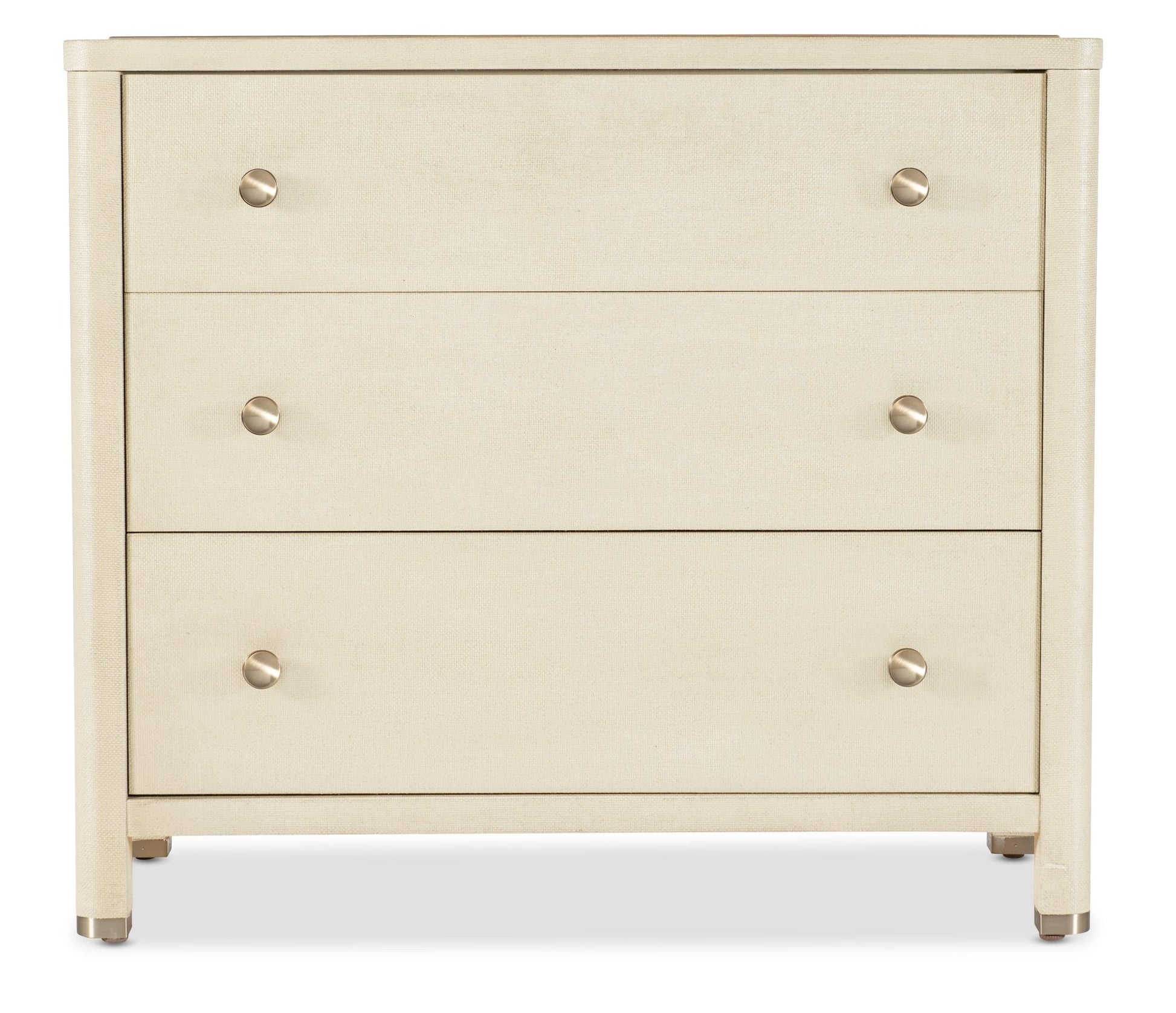 HookerArchives Raffia Three - Drawer Chest