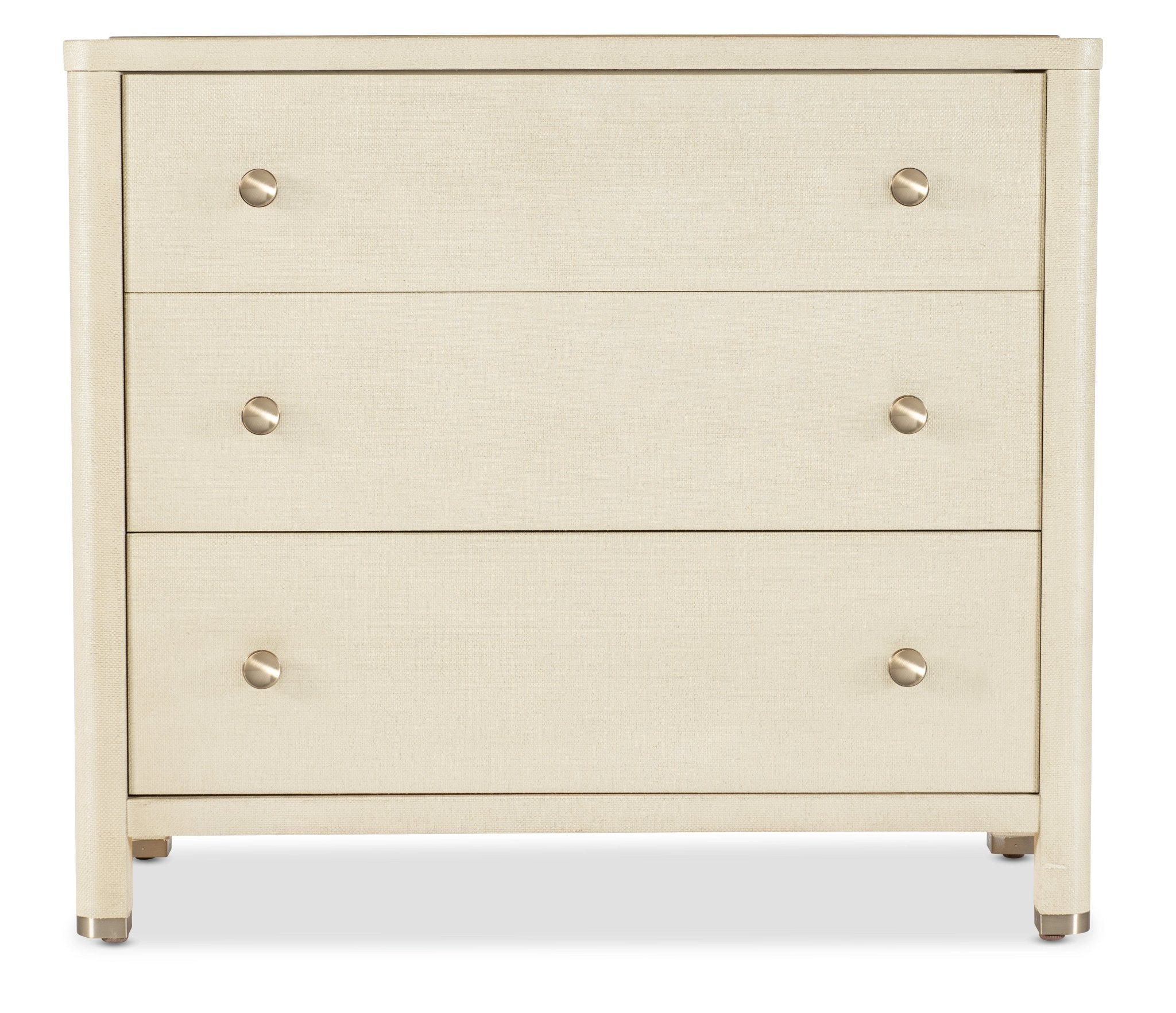 HookerArchives Raffia Three - Drawer Chest