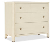 HookerArchives Raffia Three - Drawer Chest