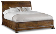 HookerArchivist Queen Sleigh Bed withLow Footboard
