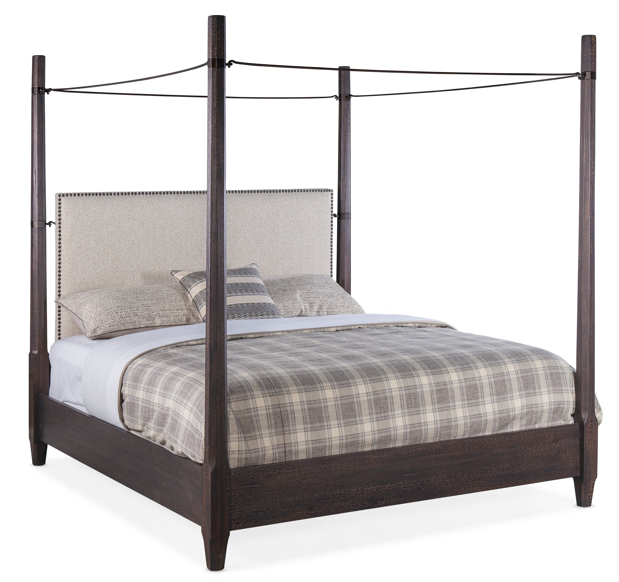 HookerBig Sky Cal King Poster Bed withcanopy