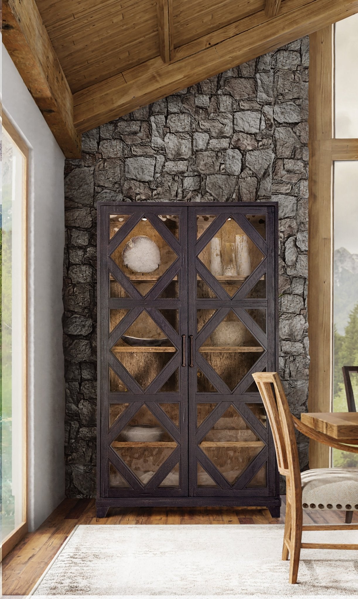 HookerBig Sky Display Cabinet