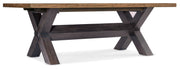 HookerBig Sky Trestle Dining Table with 2 - 20in Leaves