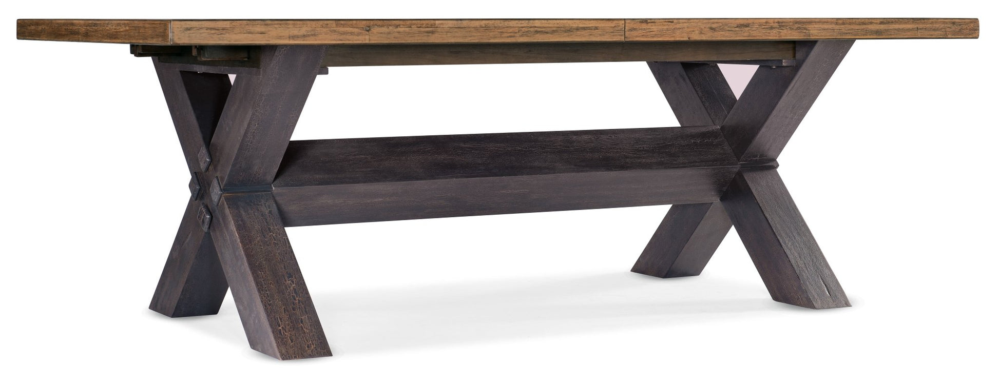 HookerBig Sky Trestle Dining Table with 2 - 20in Leaves