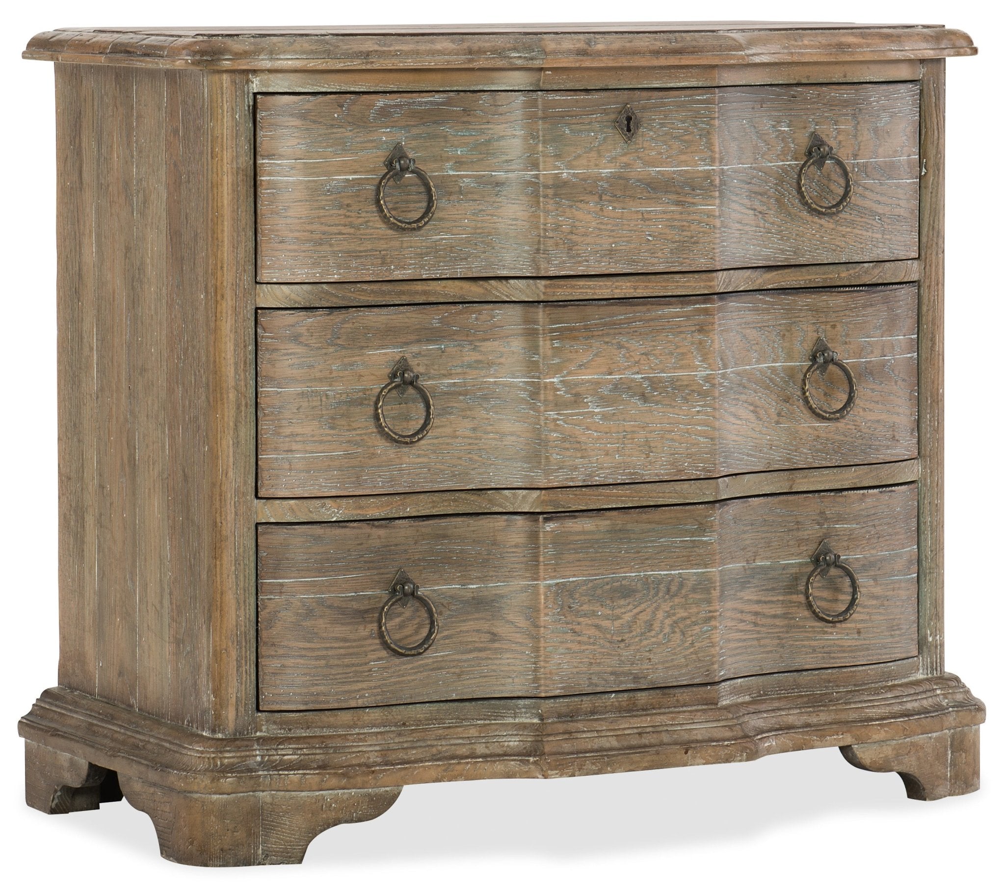 HookerBoheme Bastogne Three - Drawer Nightstand