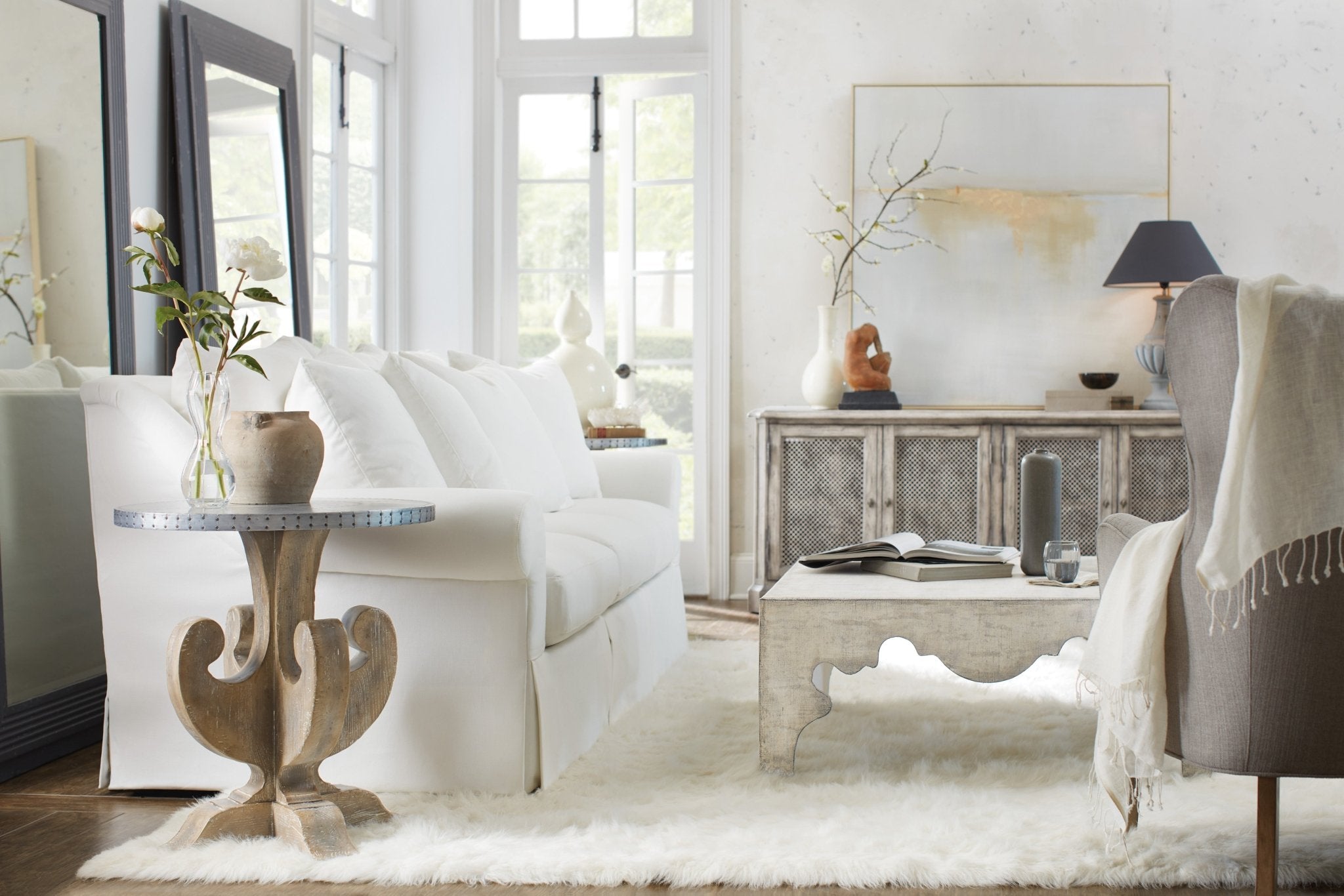 HookerBoheme Flanders Square Cocktail Table