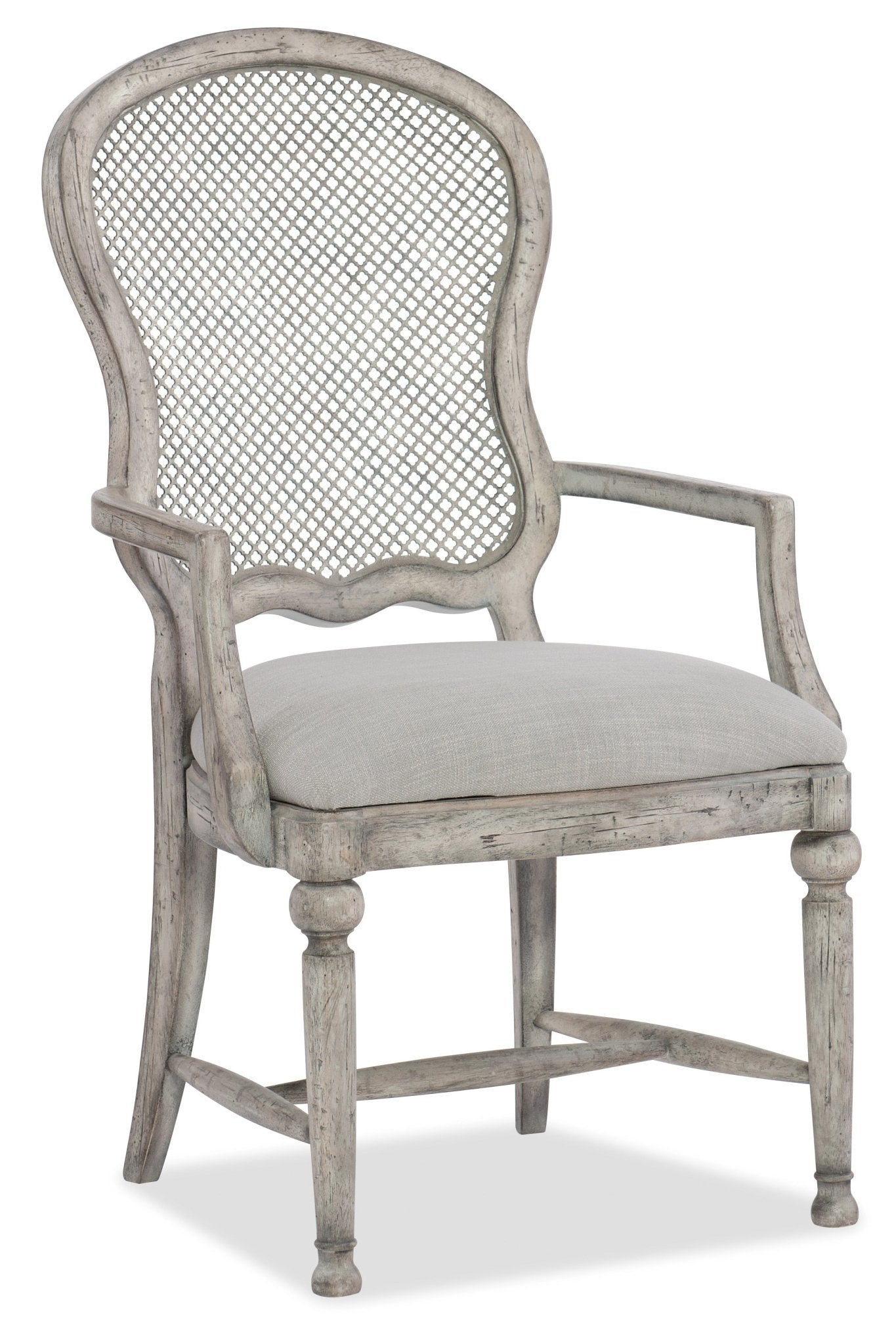 HookerBoheme Gaston Metal Back Arm Chair