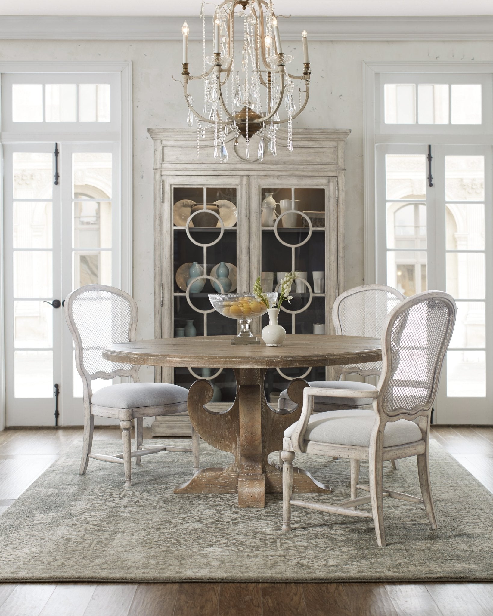 HookerBoheme Gaston Metal Back Side Chair