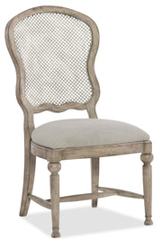 HookerBoheme Gaston Metal Back Side Chair