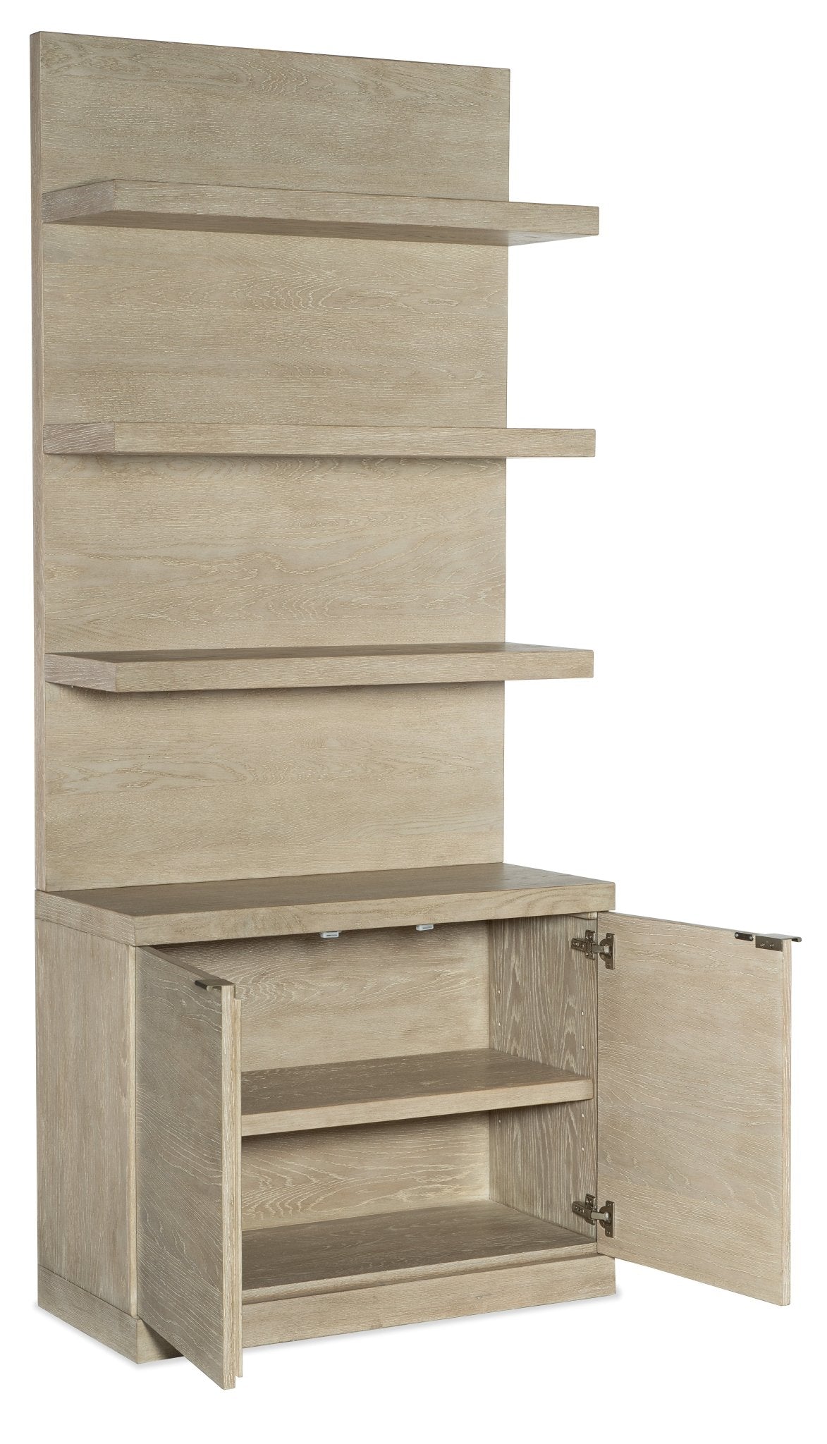 HookerCascade Bookcase Base and Hutch