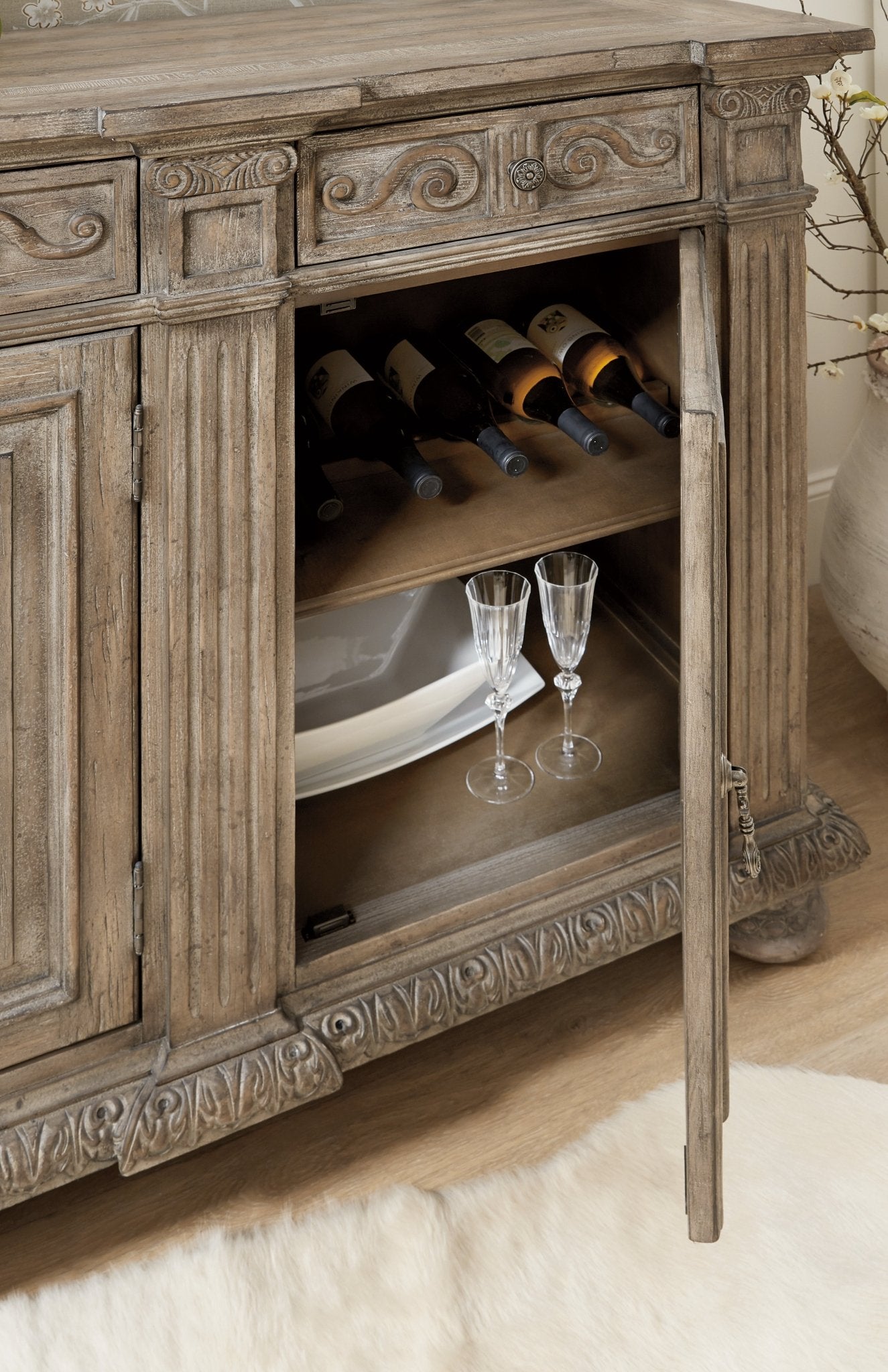 HookerCastella 72in Credenza