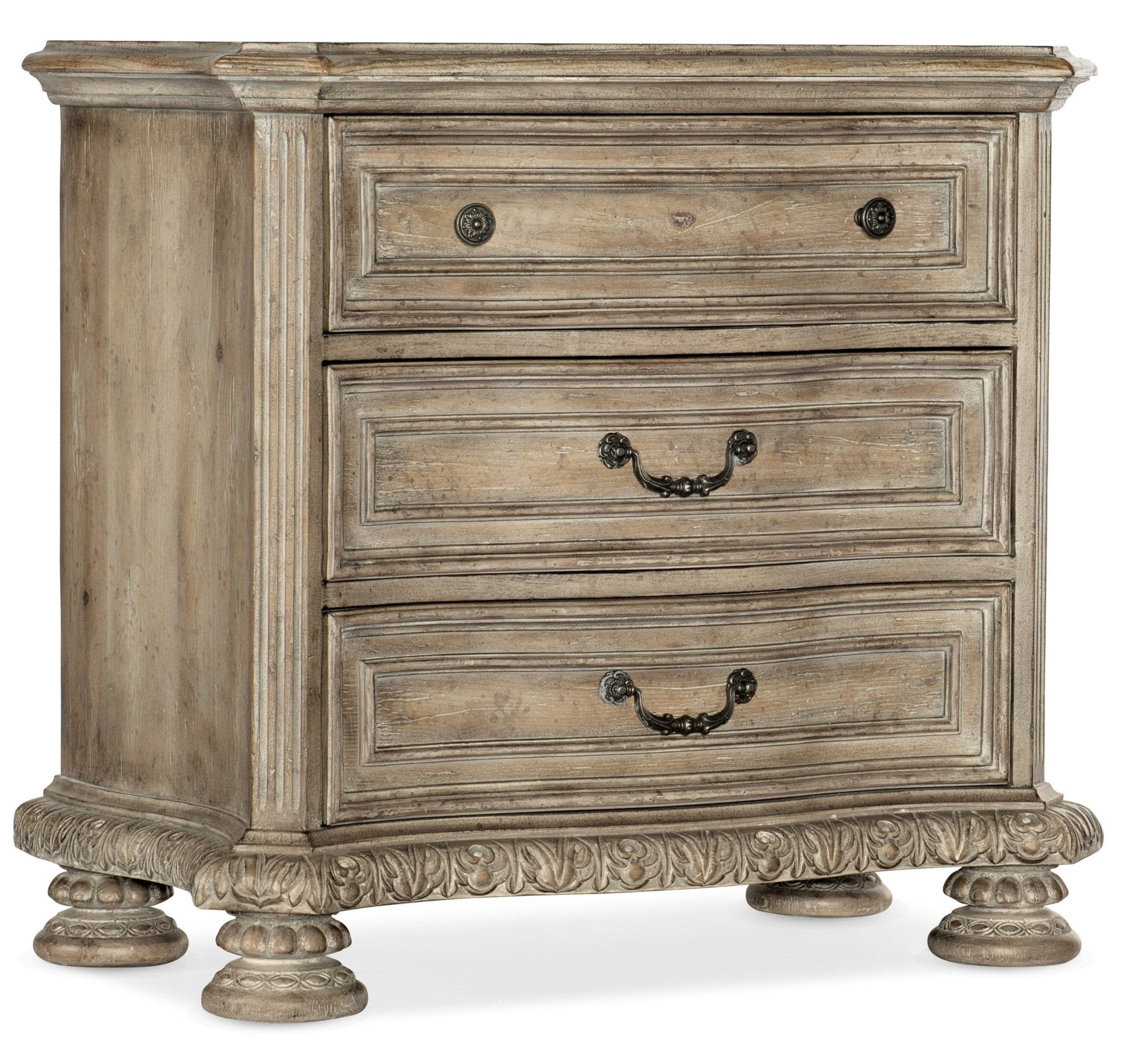 HookerCastella Three Drawer Nightstand
