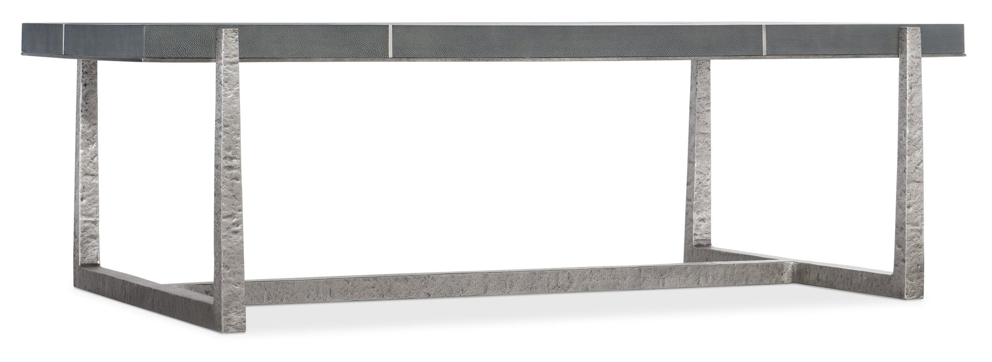 HookerChapman Mixed Media Rectangle Cocktail Table