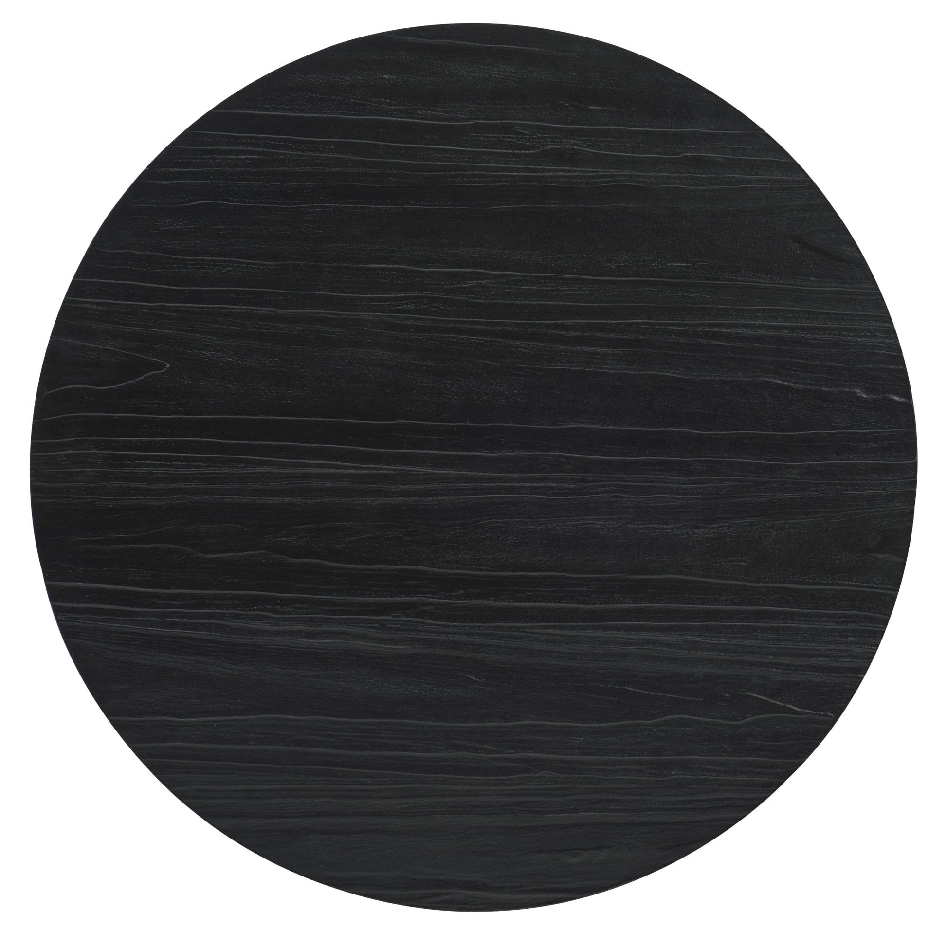 HookerChapman Shou Sugi Ban Petite Round Dining Table