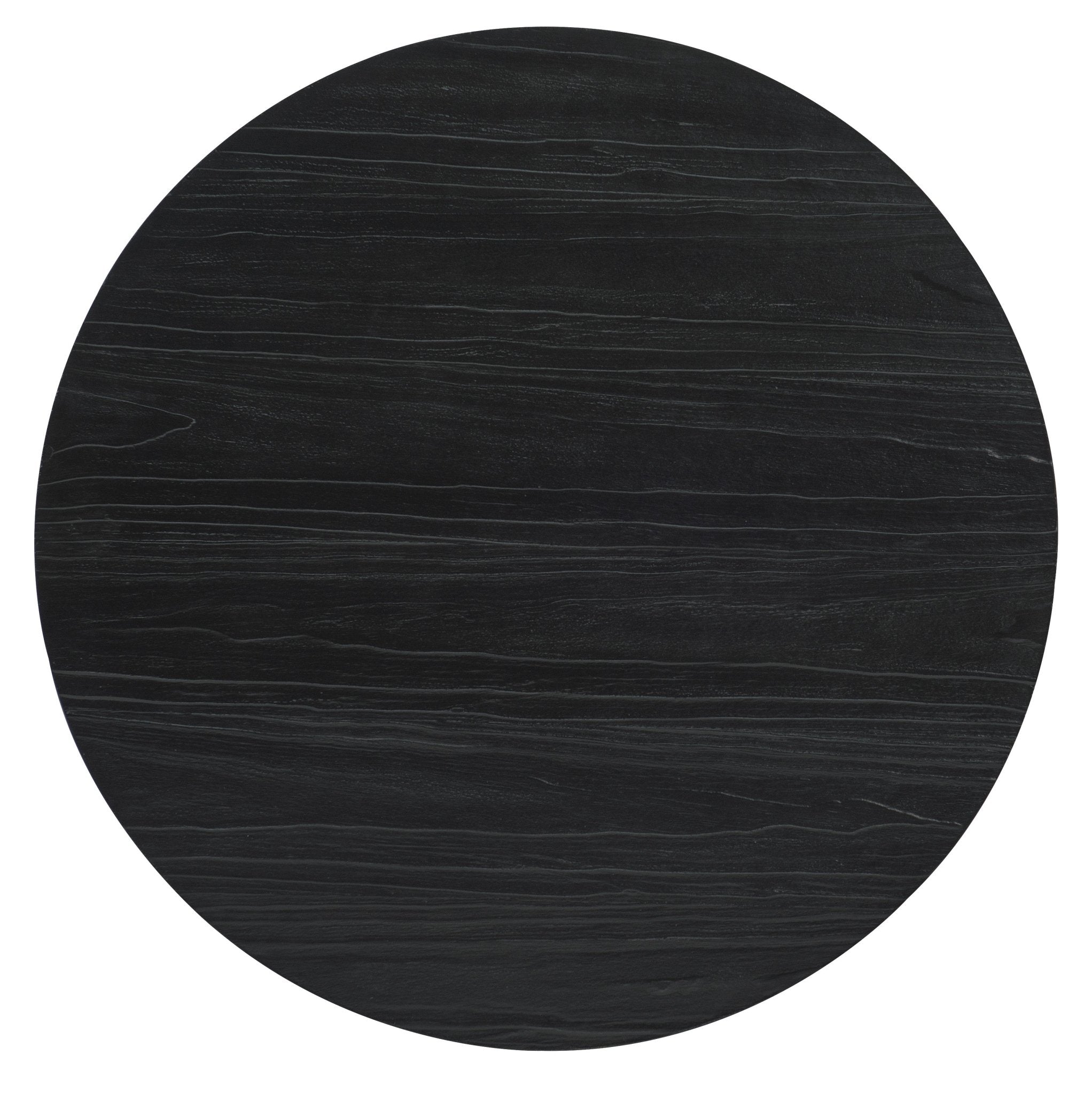 HookerChapman Shou Sugi Ban Petite Round Dining Table