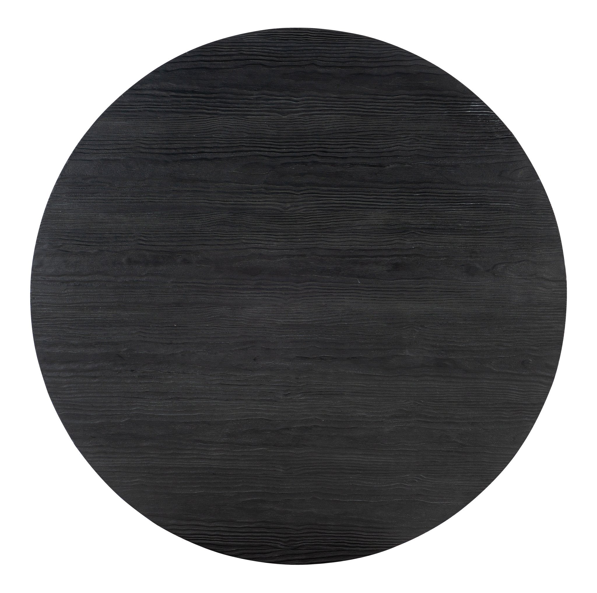 HookerChapman Shou Sugi Ban Round Cocktail Table