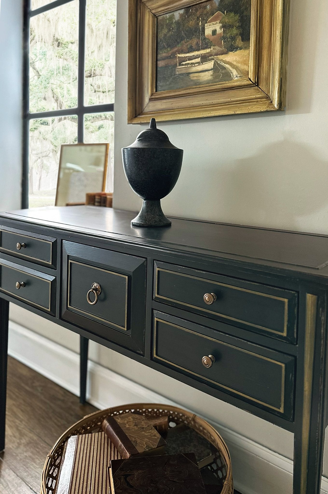 HookerCharleston Five - Drawer Console Table