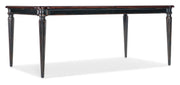 HookerCharleston Rectangle Leg Dining Table w - 2 - 22in Leaves