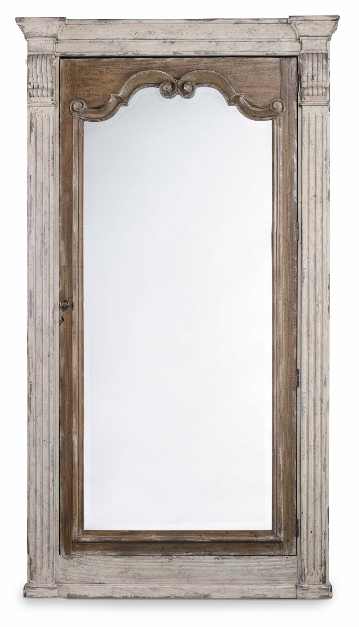 HookerChatelet Floor Mirror withJewelry Armoire Storage