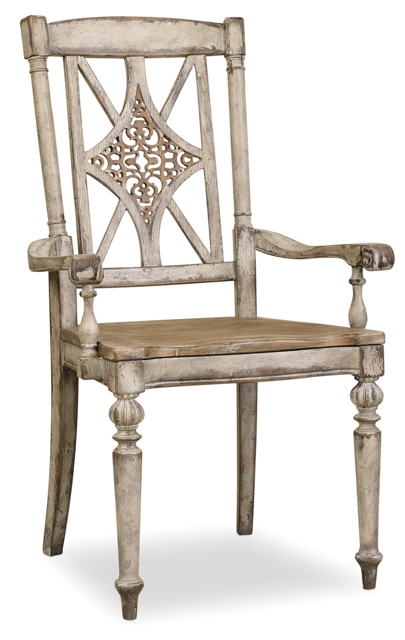 HookerChatelet Fretback Arm Chair