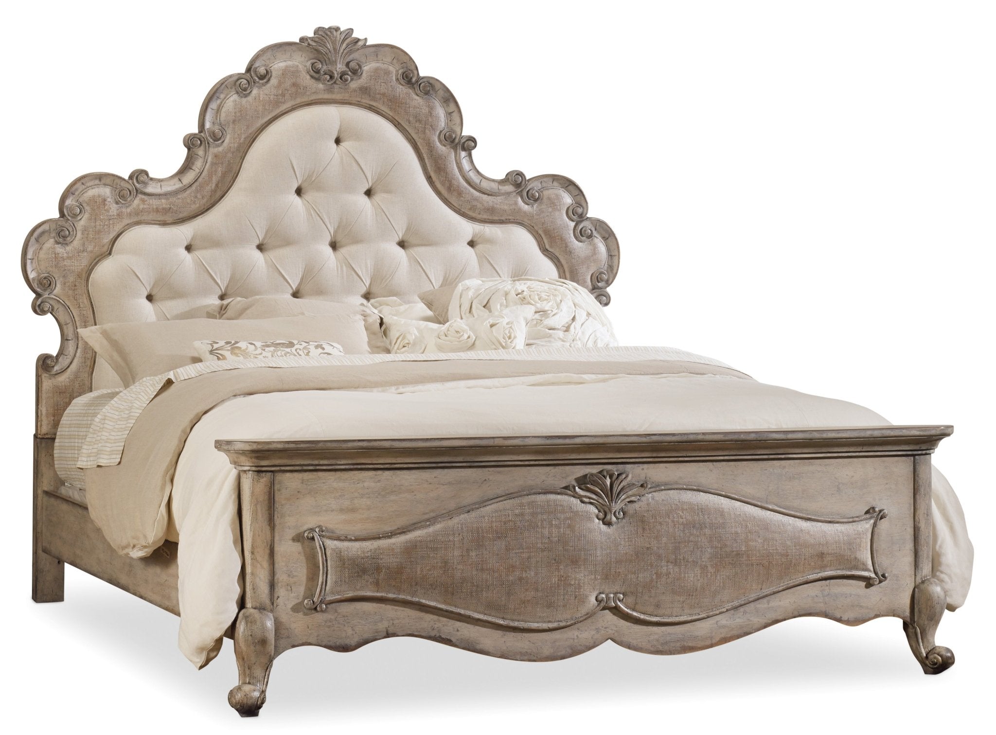 HookerChatelet King Upholstered Panel Bed