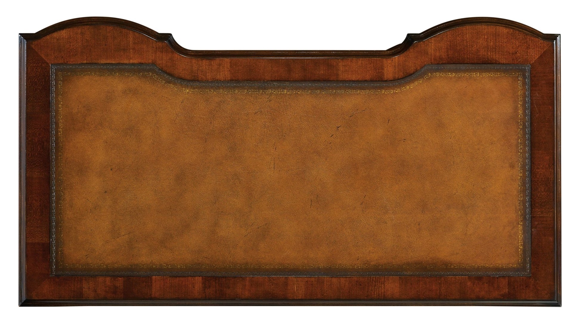 HookerCherry Knee - Hole Desk - Bow Front