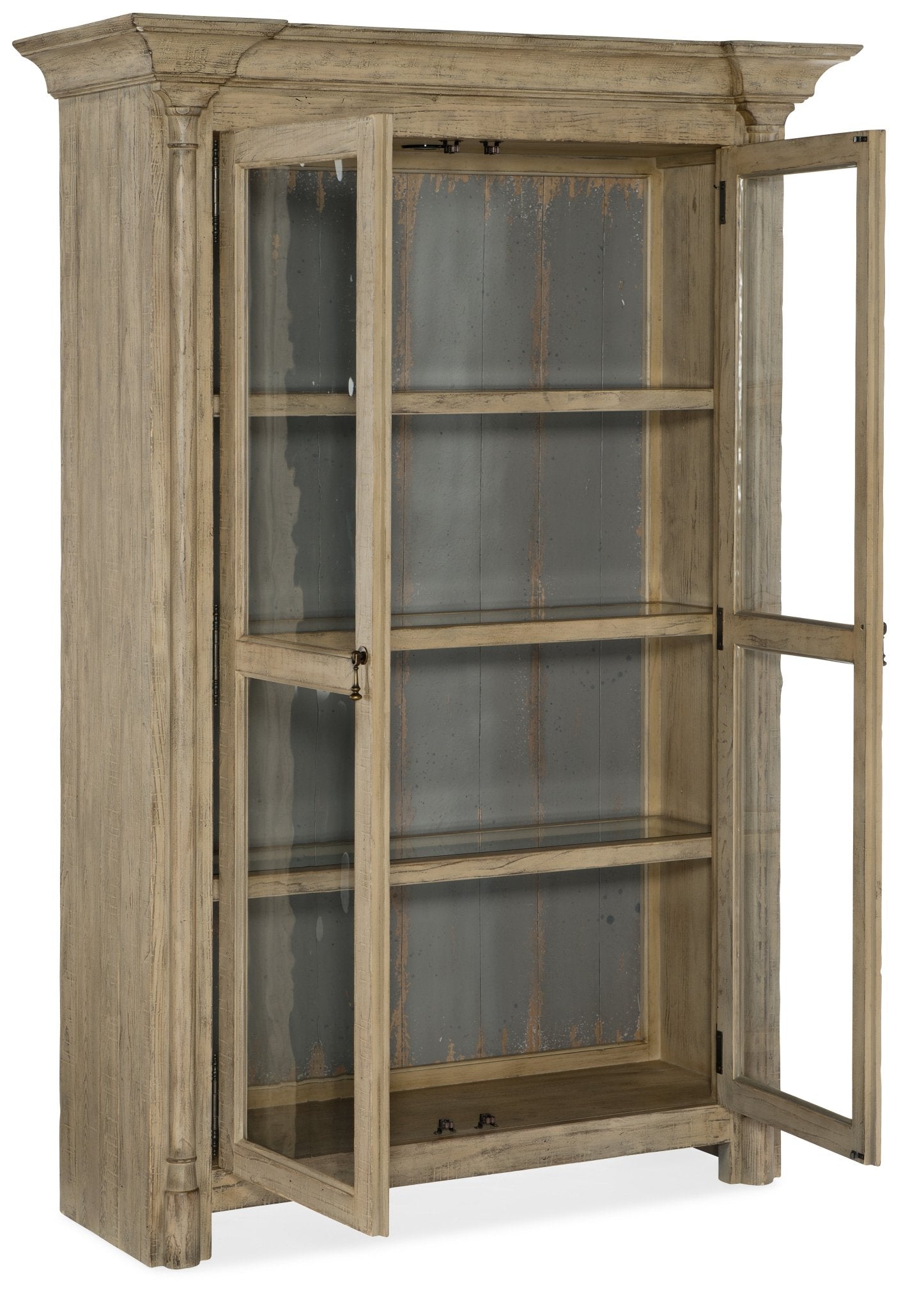 HookerCiao Bella Display Cabinet - Natural