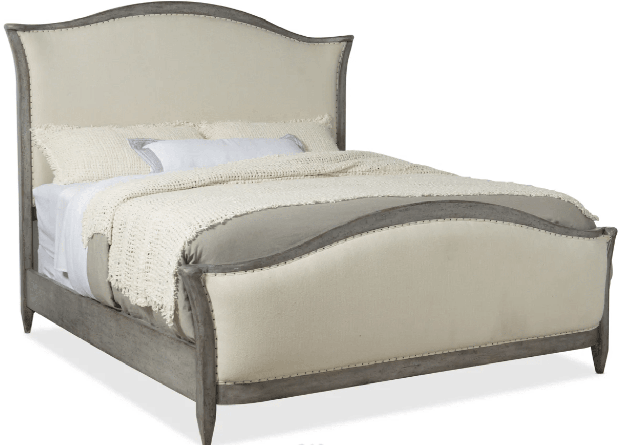 HookerCiao Bella - King Upholstered Bed - Speckled Gray