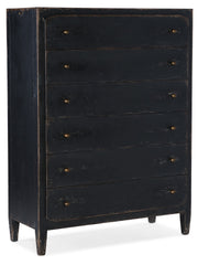HookerCiao Bella Six - Drawer Chest - Black